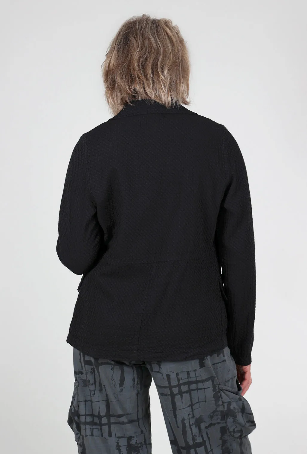 Honeycomb Blazer, Black