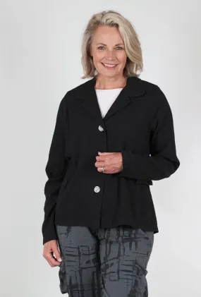 Honeycomb Blazer, Black