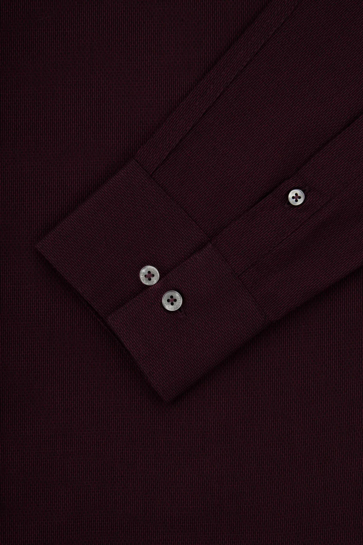 Jacquard Dark Red Classic Shirt