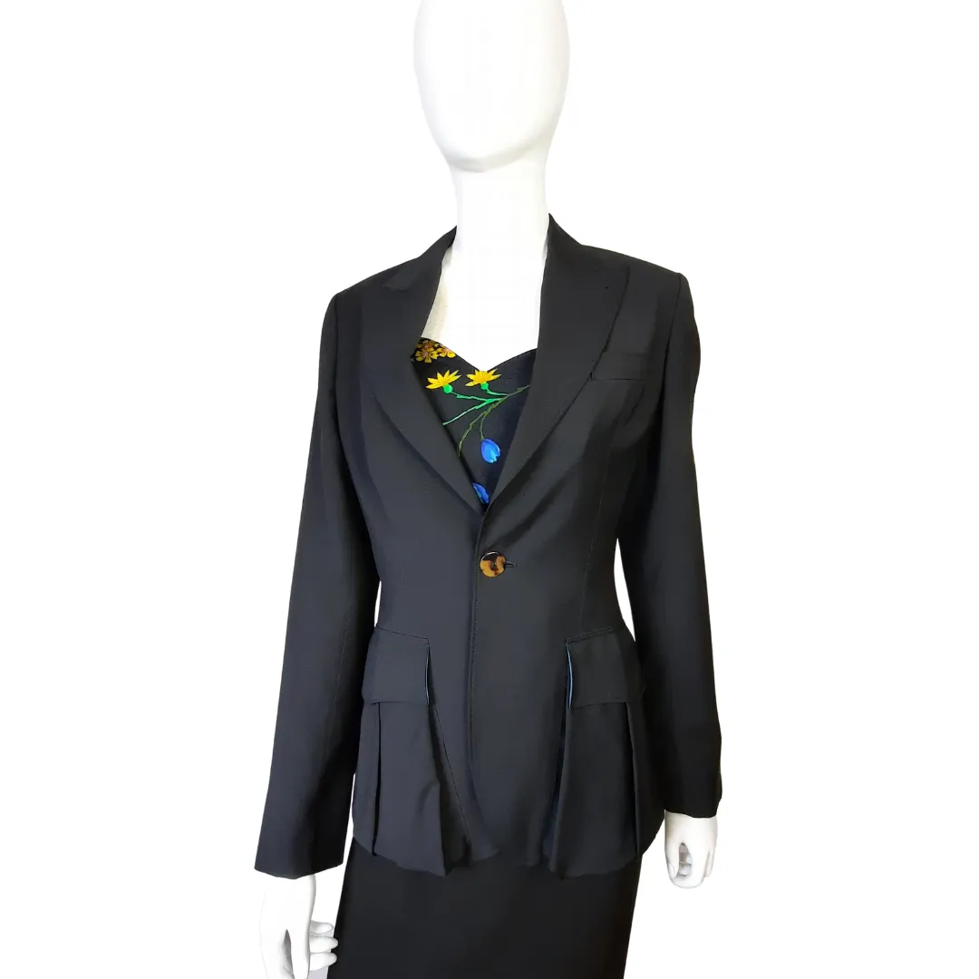 Jean Paul Gaultier Single Button Blazer Size S