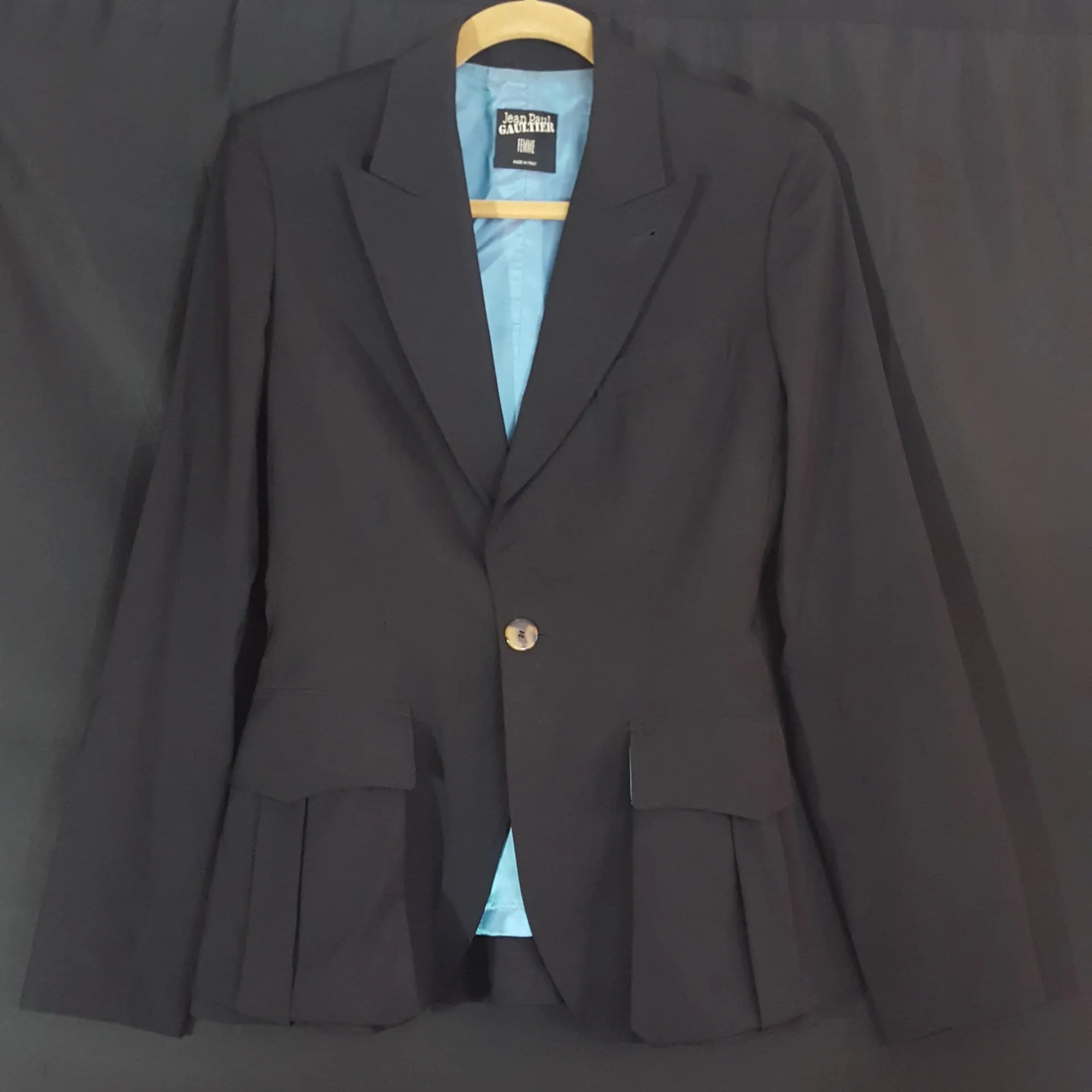 Jean Paul Gaultier Single Button Blazer Size S