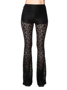 Lace Flared Trousers