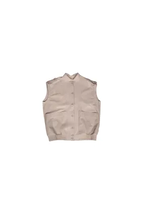 Leather Gilet by Clan Upstairs Private Label
