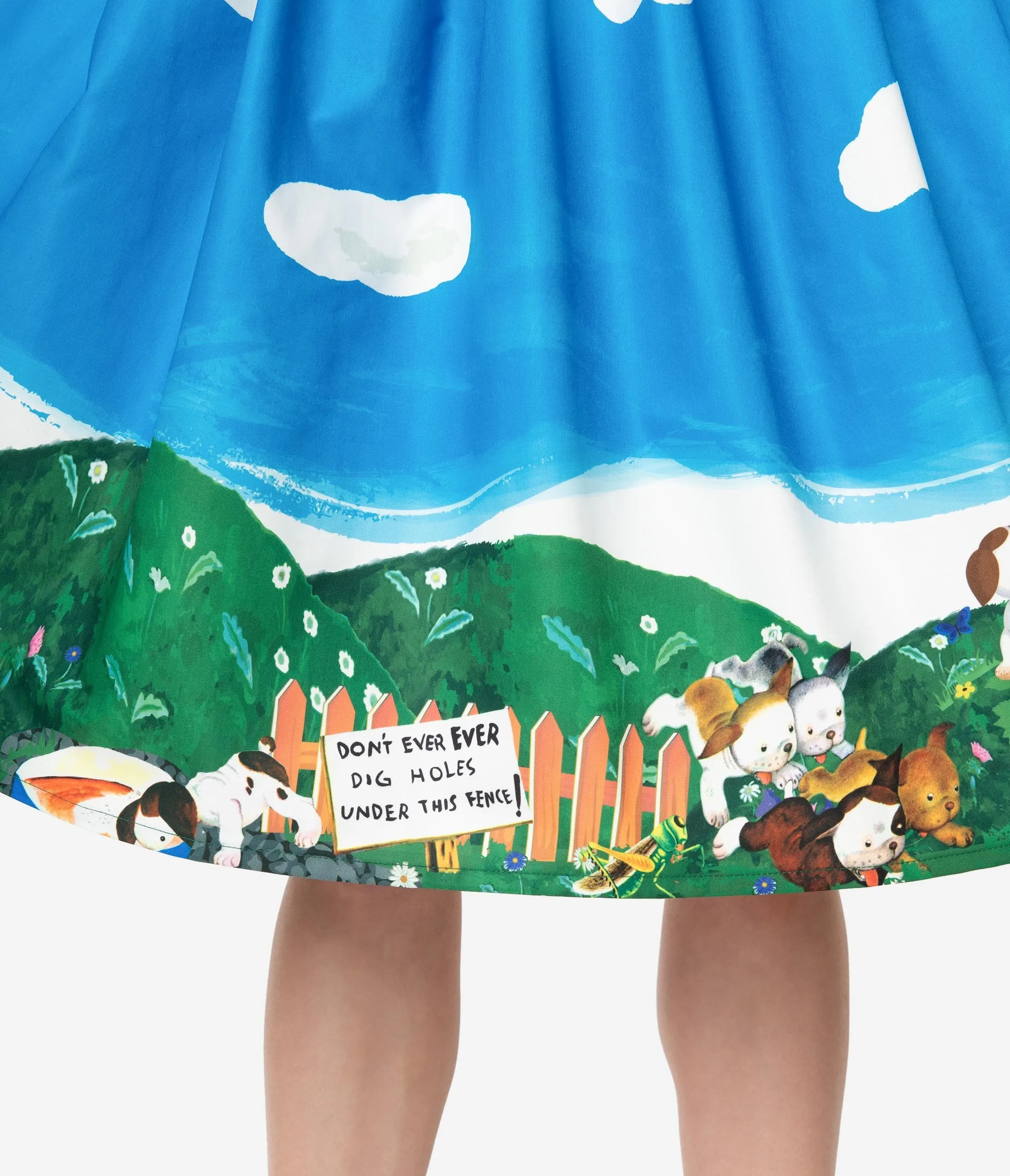 Little Golden Books x Unique Vintage Poky Little Puppy Swing Skirt