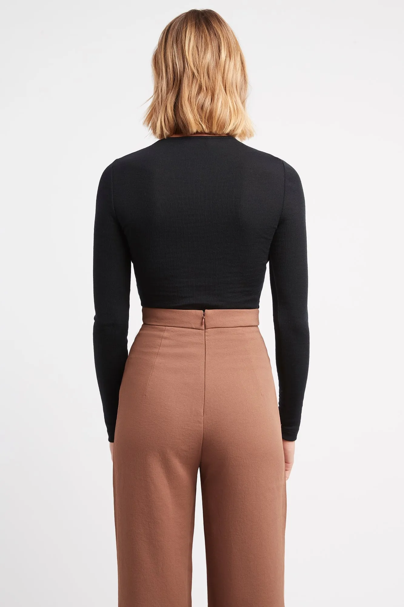 Long Sleeve Crew Neck Top