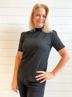 Mac and Me Mock Neck Top