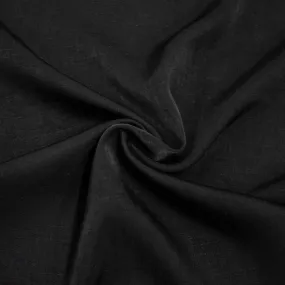 Magali Black Viscose Blend SHOWROOM SAMPLE 34CM X 60CM