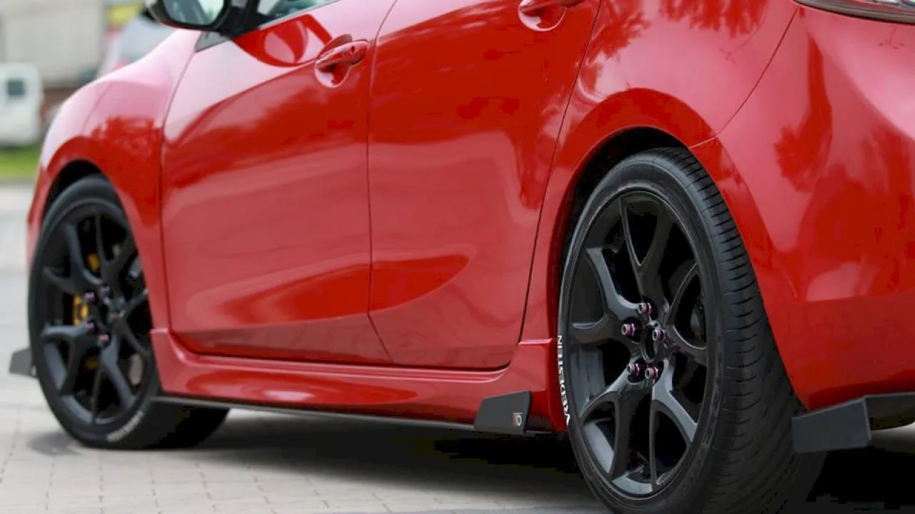 Maxton Design - RACING SIDE SKIRTS DIFFUSERS MAZDA 3 MK2 MPS