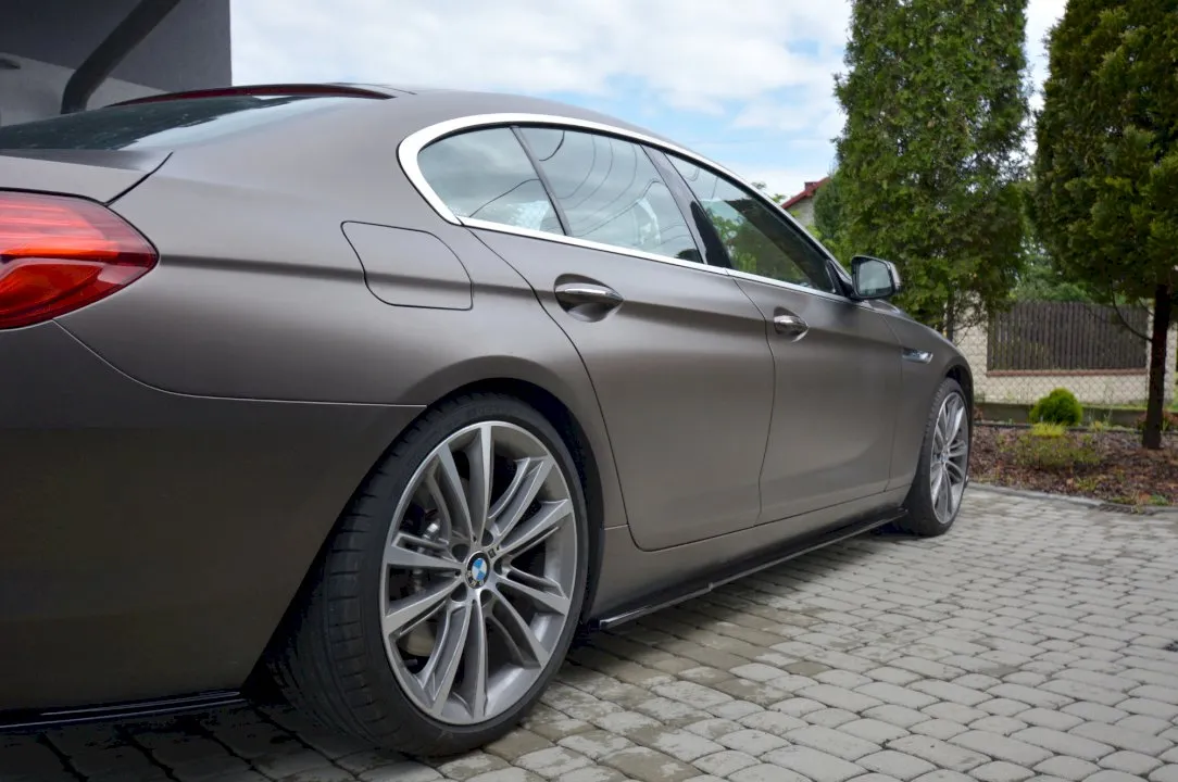 Maxton Design - SIDE SKIRTS DIFFUSERS BMW 6 GRAN COUPÉ (2012-2014)