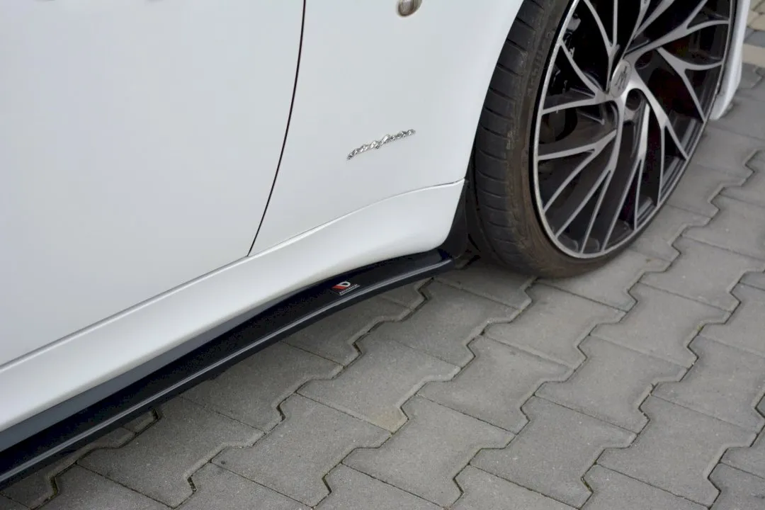 Maxton Design - SIDE SKIRTS DIFFUSERS MASERATI QUATTROPORTE MK5 FACELIFT (2009-2012)