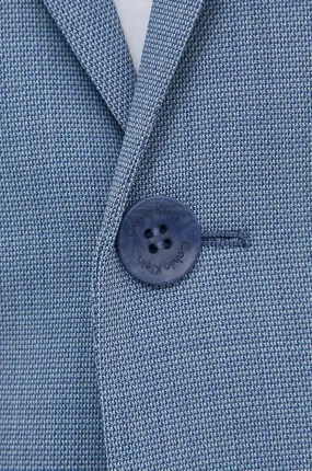 Micro Structure Slim Blazer