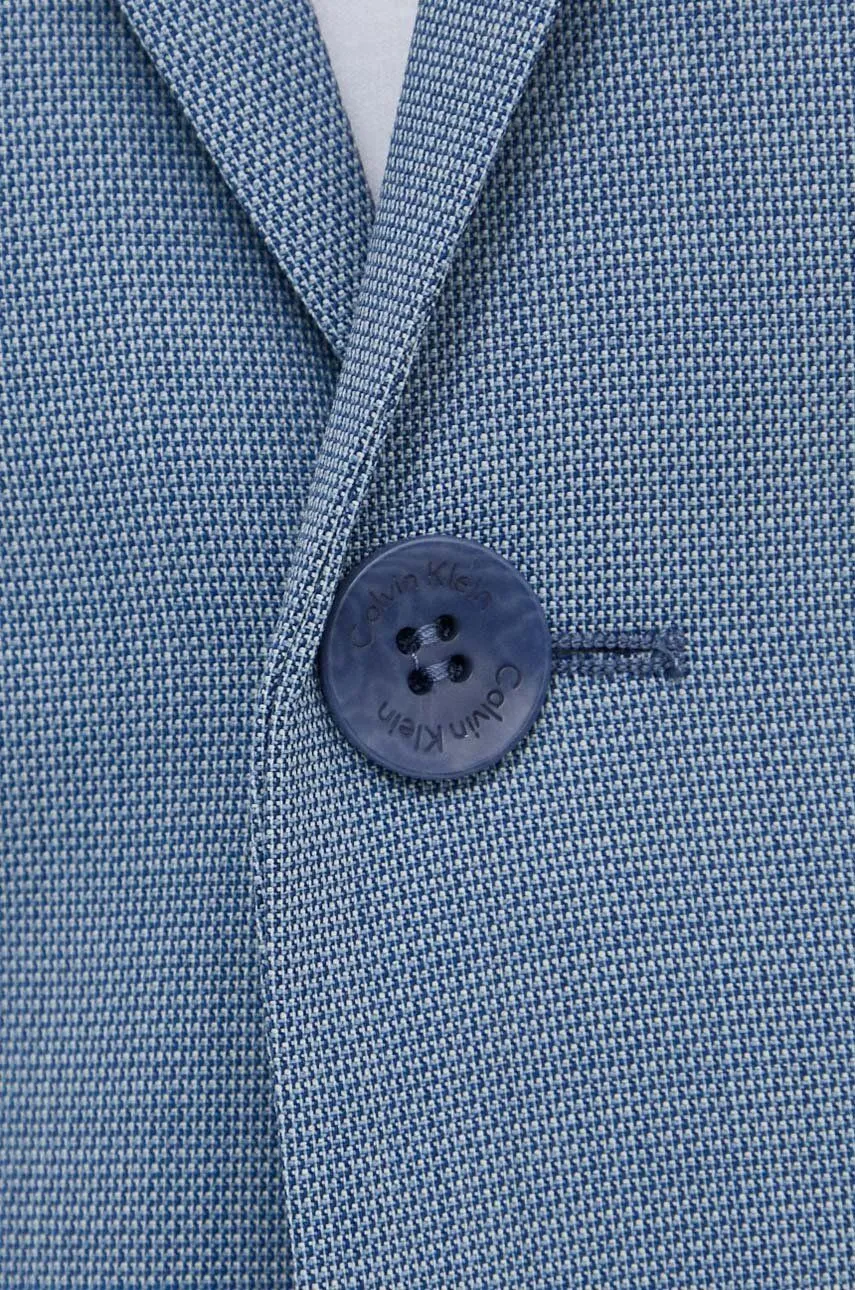 Micro Structure Slim Blazer