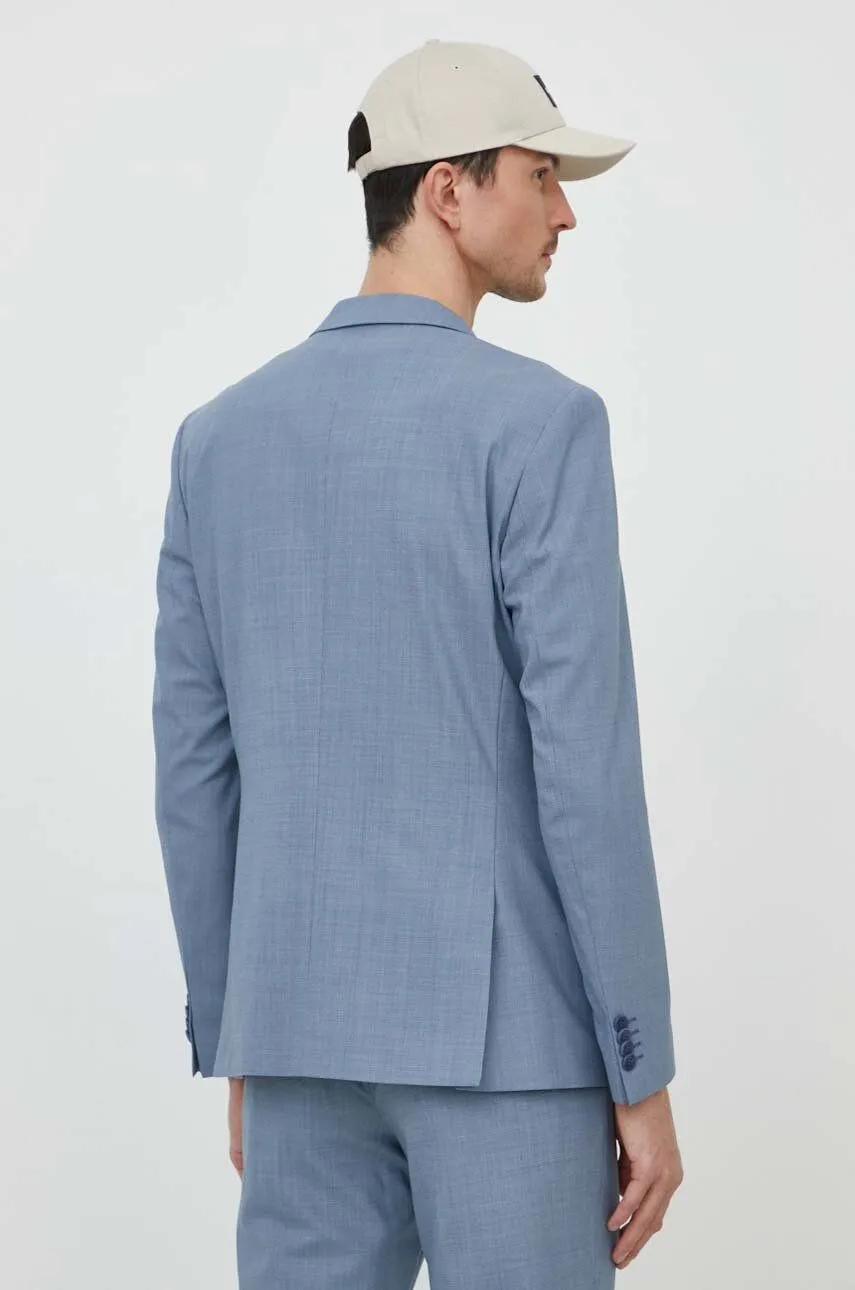 Micro Structure Slim Blazer