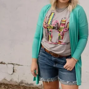 Mika Mint Cardigan