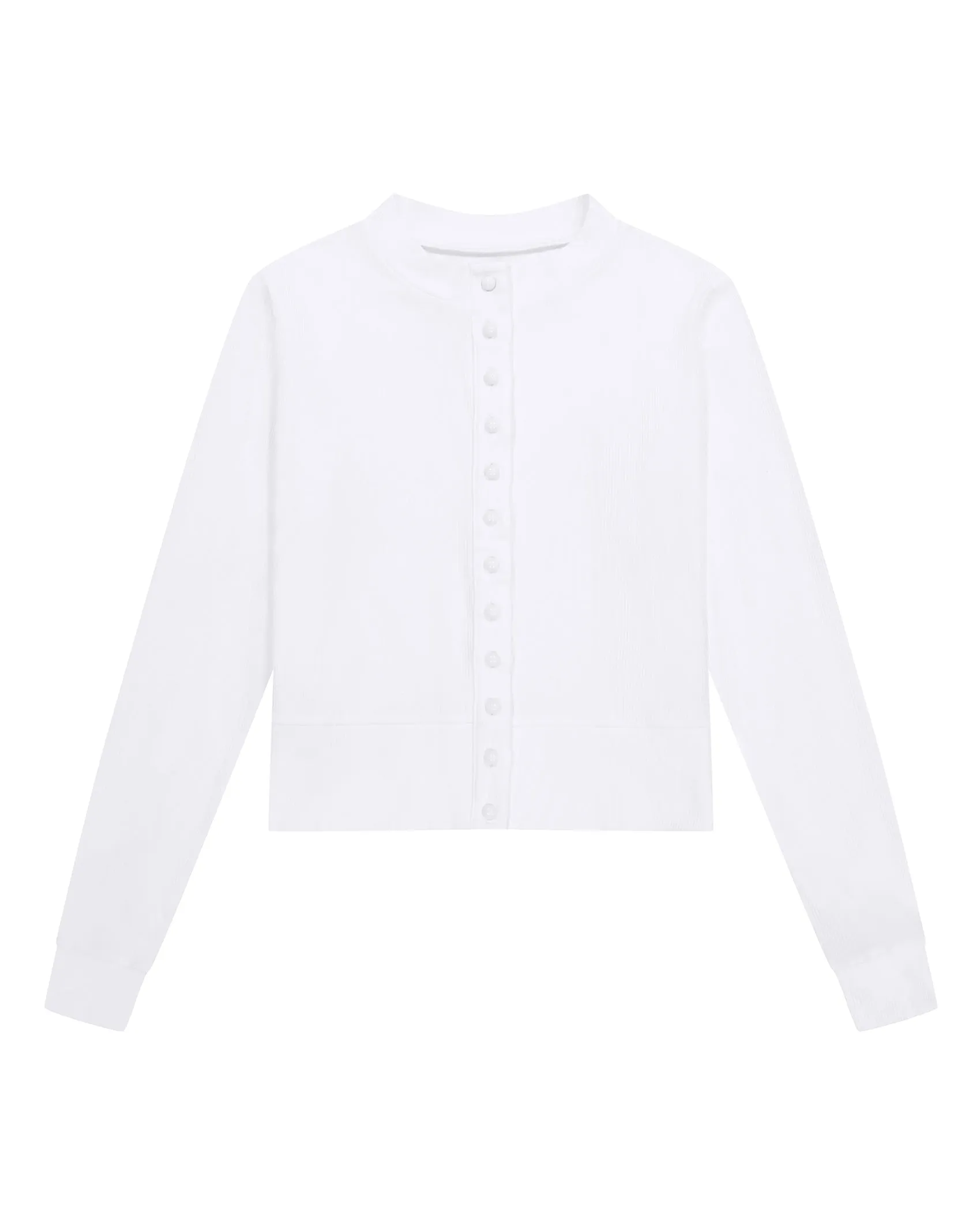 Mini Rib Cardigan Tee