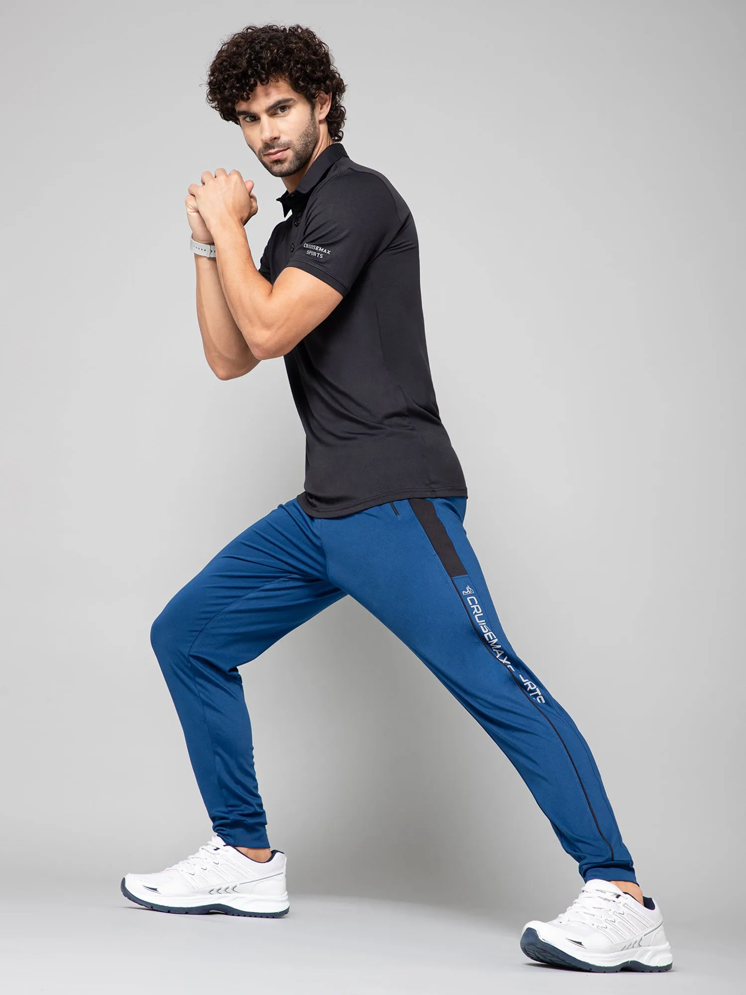 MINIMAL BUZZ SOFT TOUCH POLO T-SHIRT-BLACK