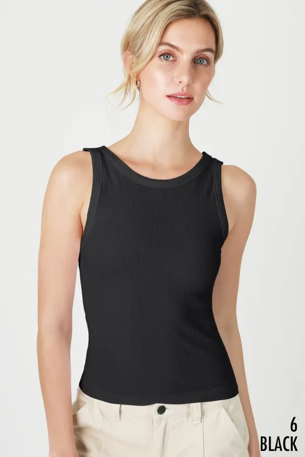 Move With Me Reversible Ribbed Tank Top
