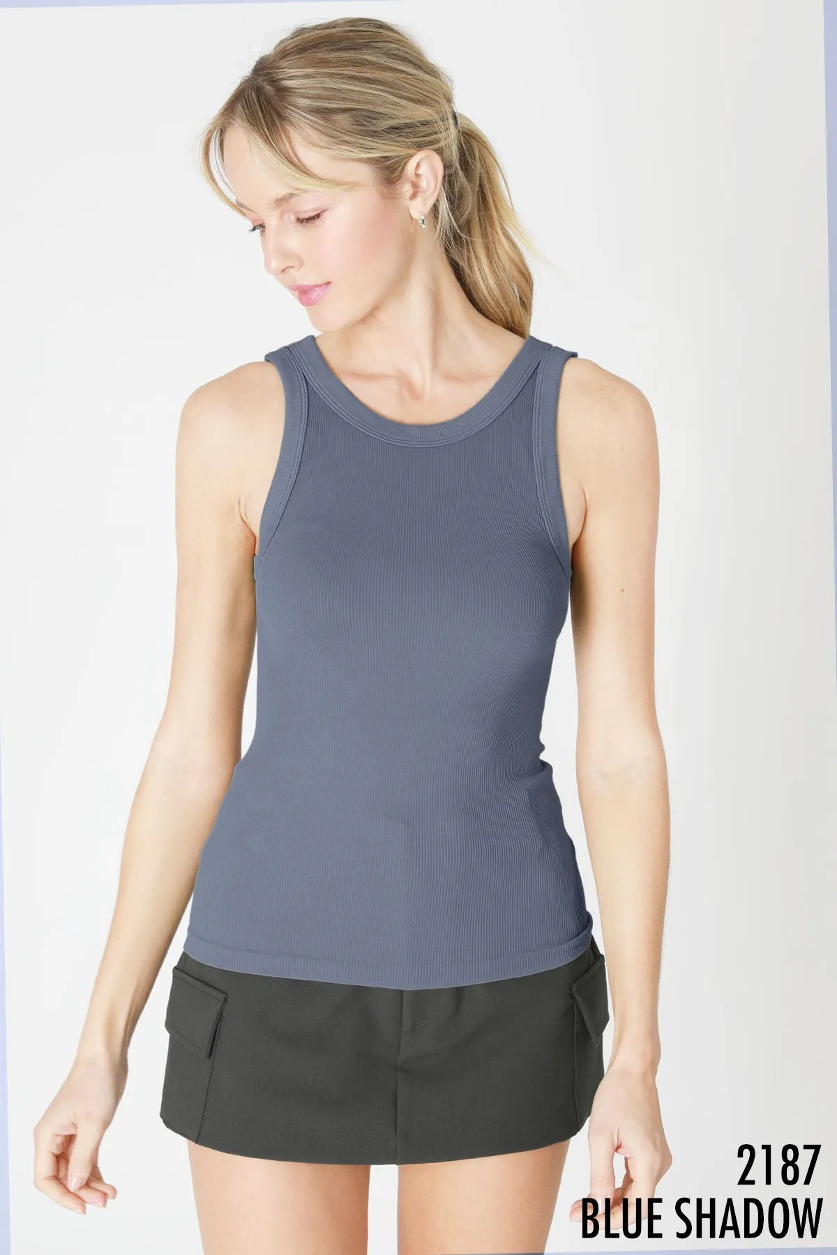 Move With Me Reversible Ribbed Tank Top