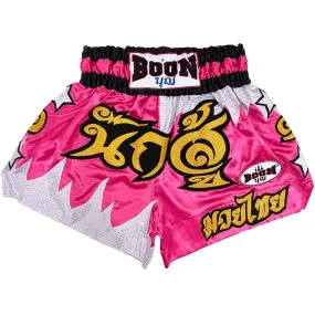 MT33 Muay Thai Shorts PINK WARRIOR