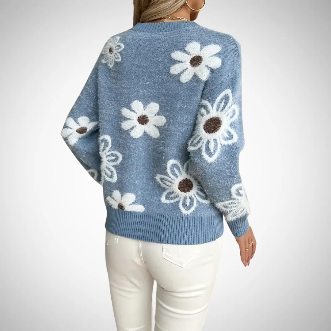 Nelly Floral Chic Sweater