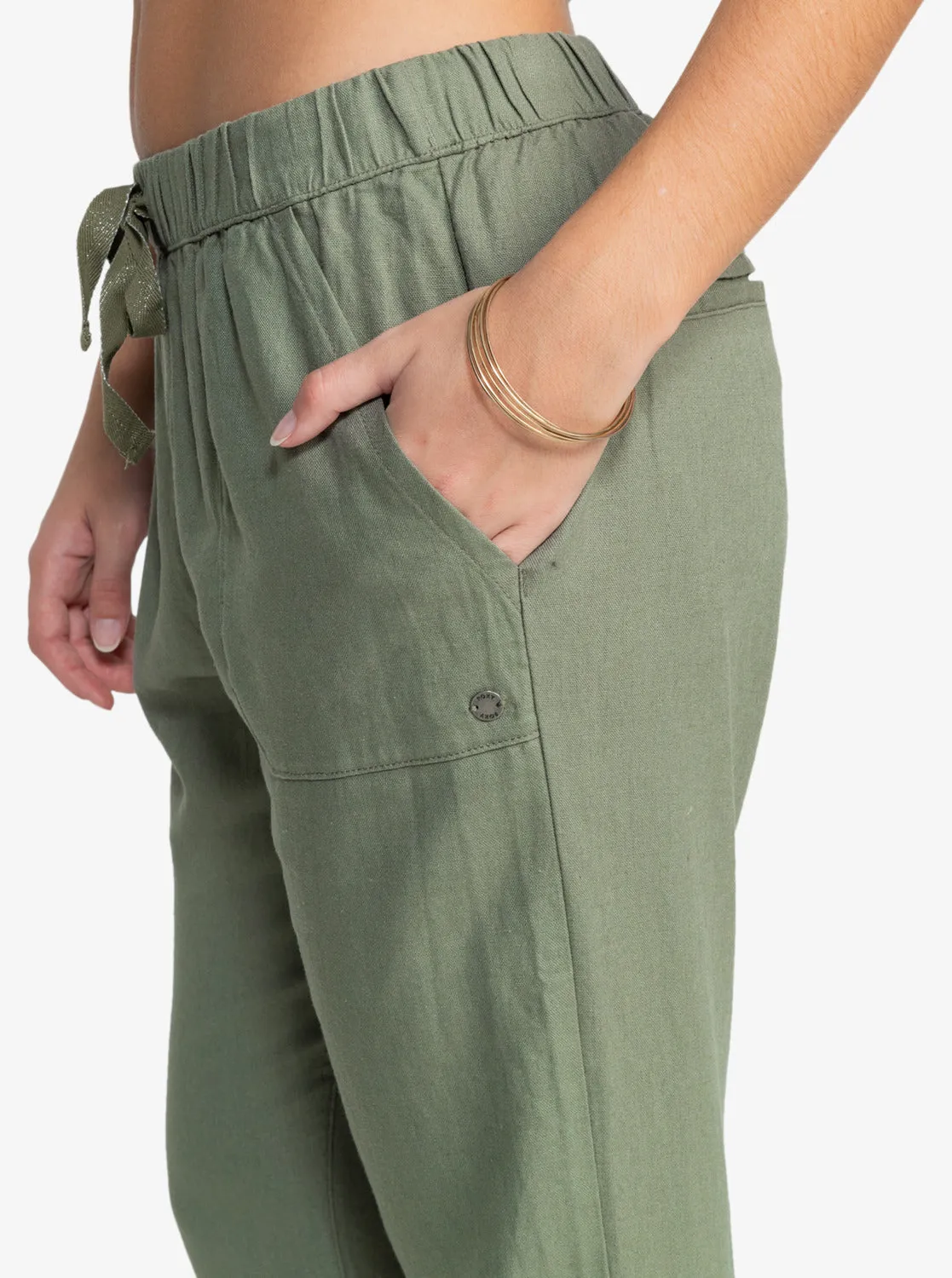 On The Seashore Pants - Sea Spray