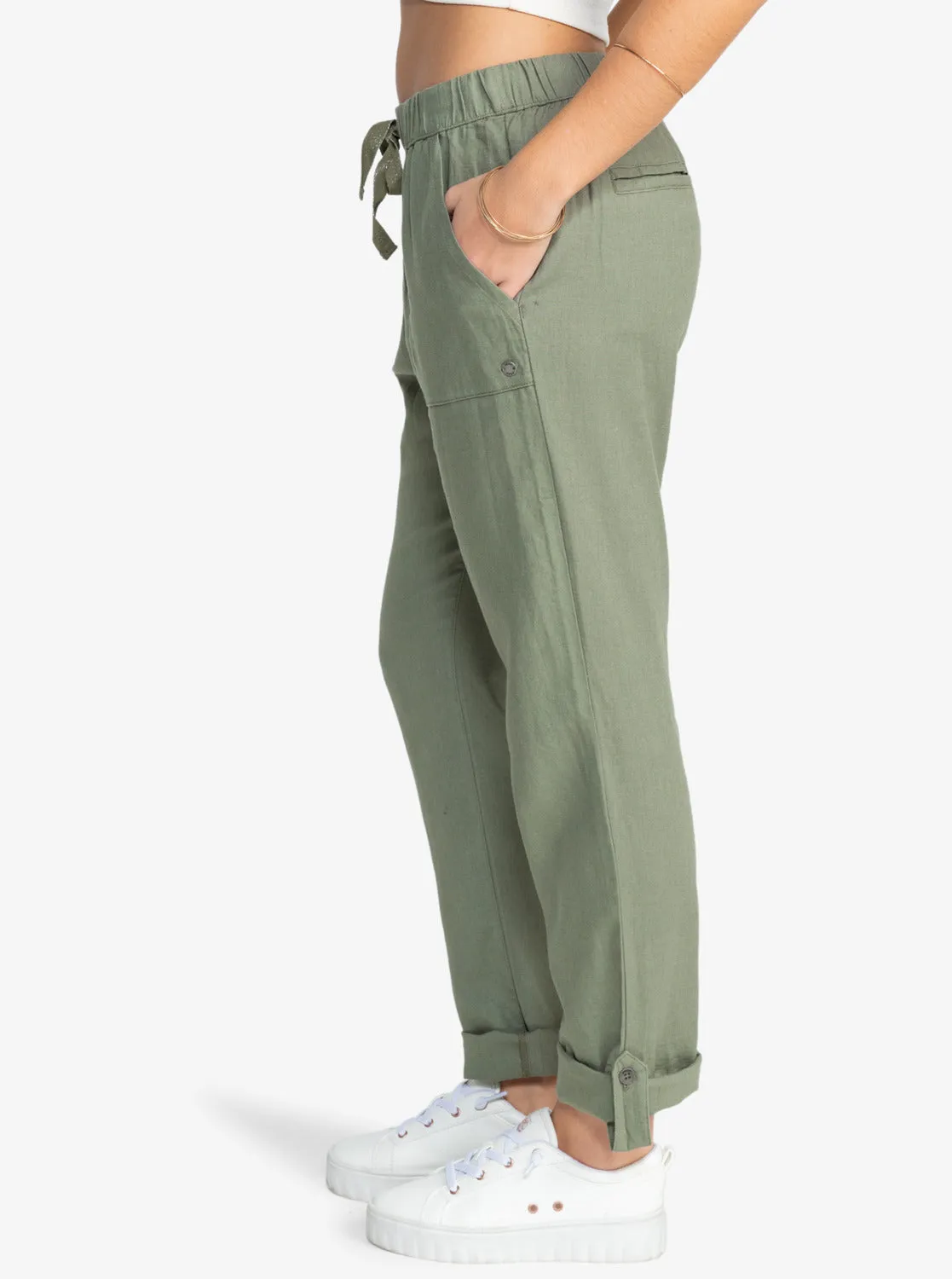 On The Seashore Pants - Sea Spray