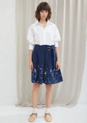 Paint Denim Skirt