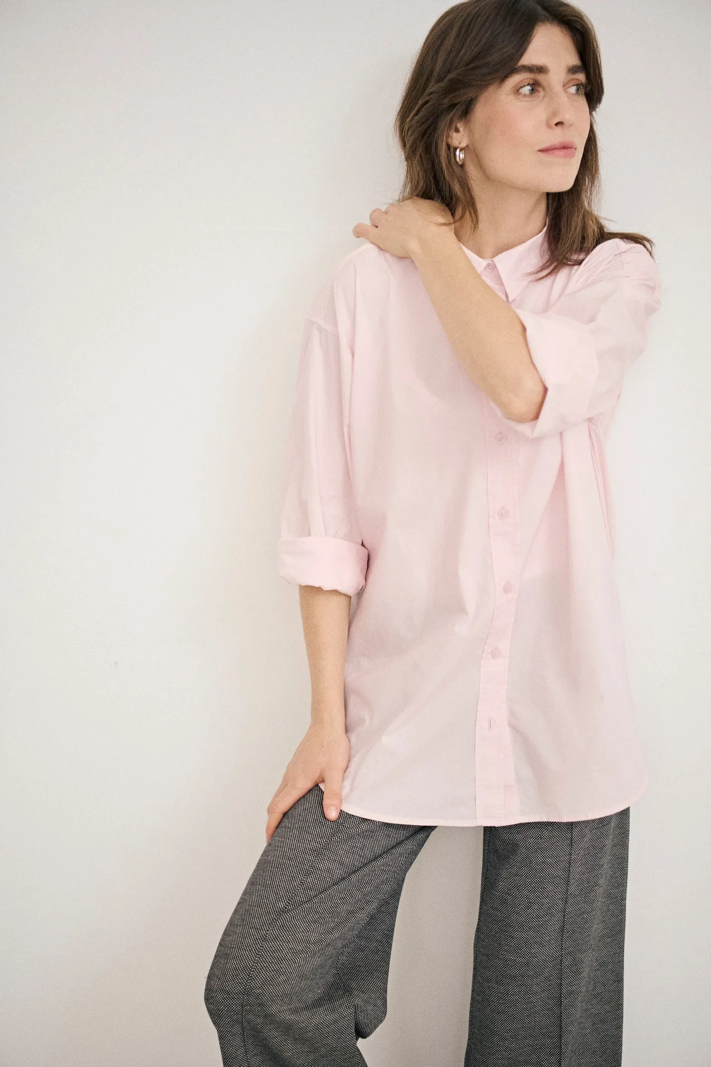 Part Two 30308535 Savanna Lotus Stripe Pink White Shirt