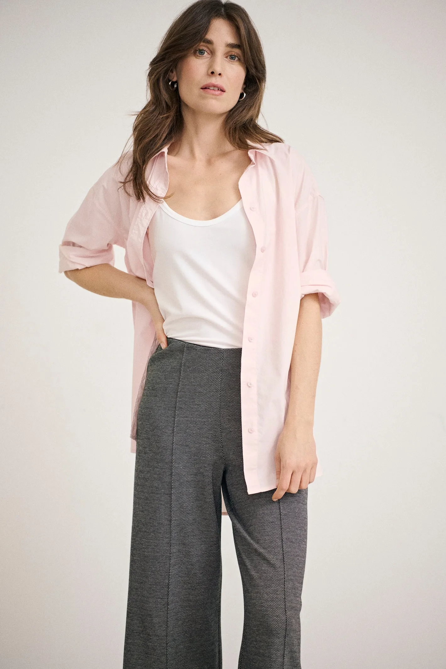 Part Two 30308535 Savanna Lotus Stripe Pink White Shirt