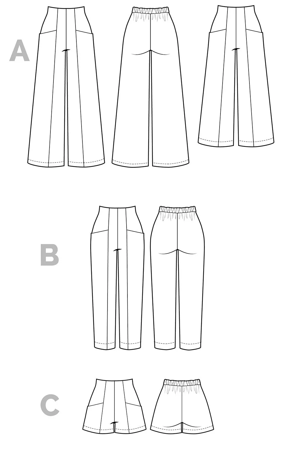 Pietra Pants   Shorts Pattern (WHOLESALE)