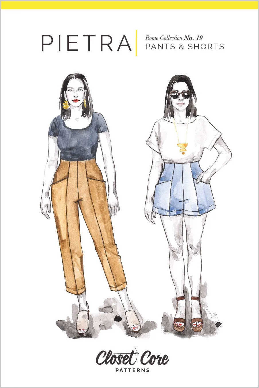 Pietra Pants   Shorts Pattern (WHOLESALE)