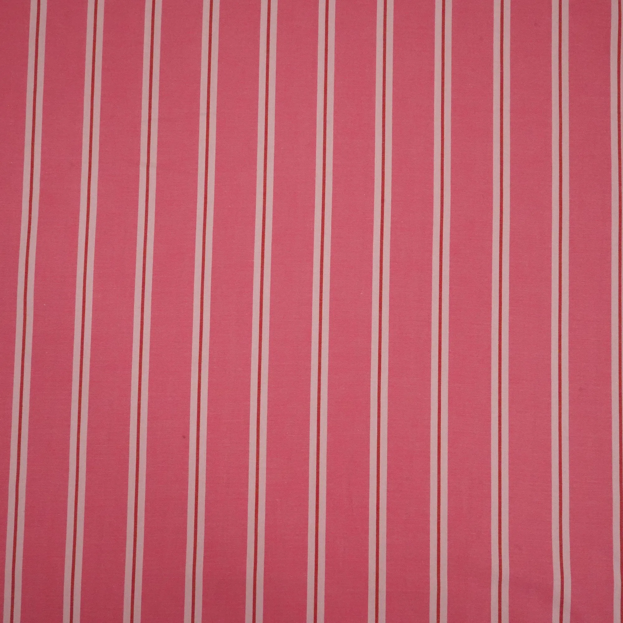 Pink Stripes Print Poplin Fabric LSF-24311