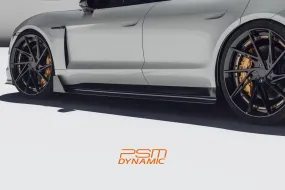 PSM Dynamic Carbon Fiber Skit Skirts for Porsche Taycan