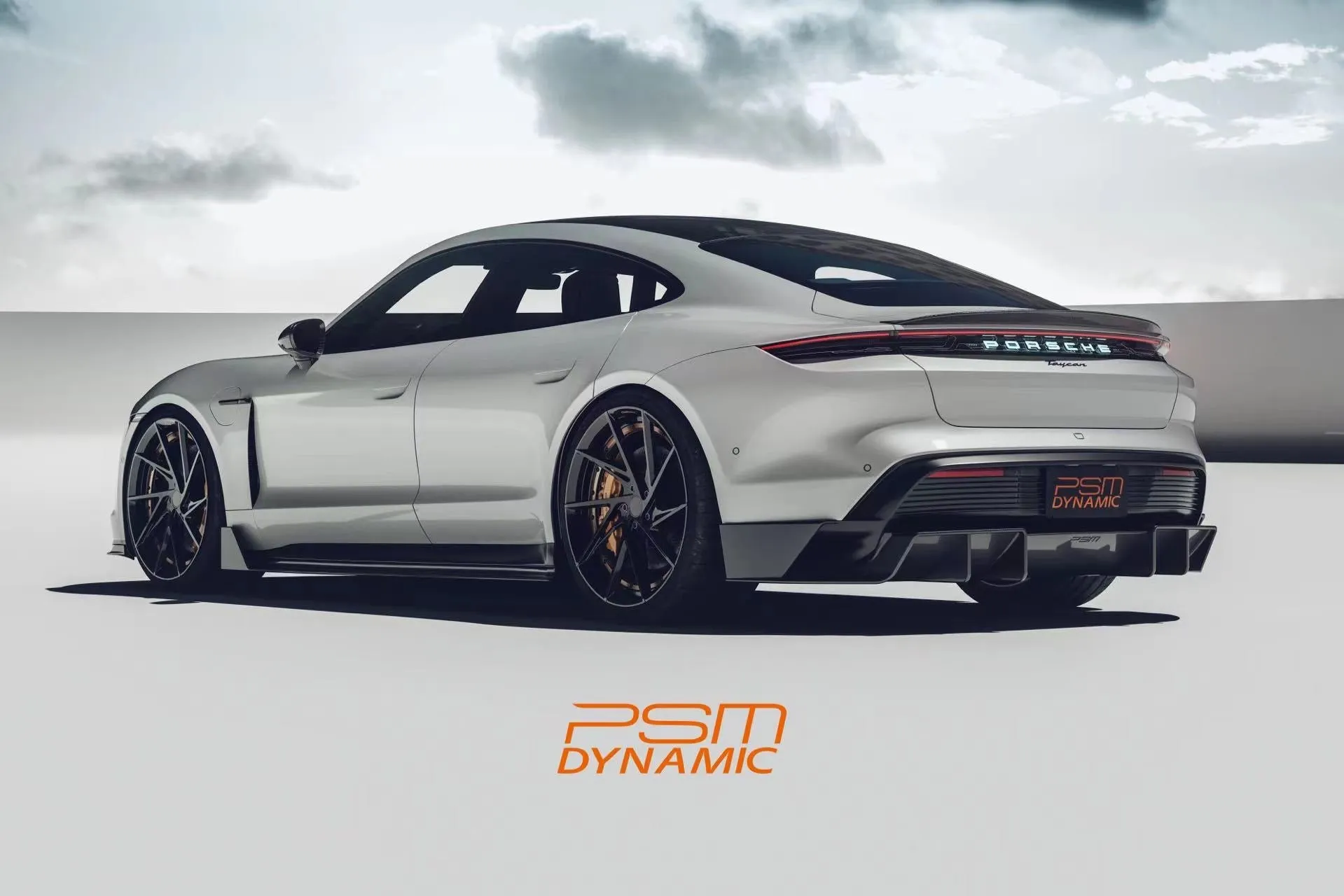 PSM Dynamic Carbon Fiber Skit Skirts for Porsche Taycan