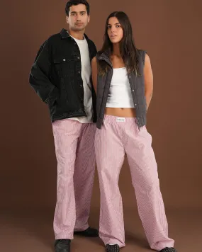 Red Boxer Pants