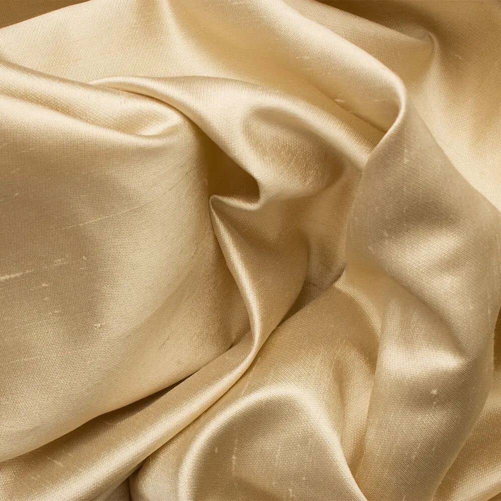 Rich Cream Silk Shantung