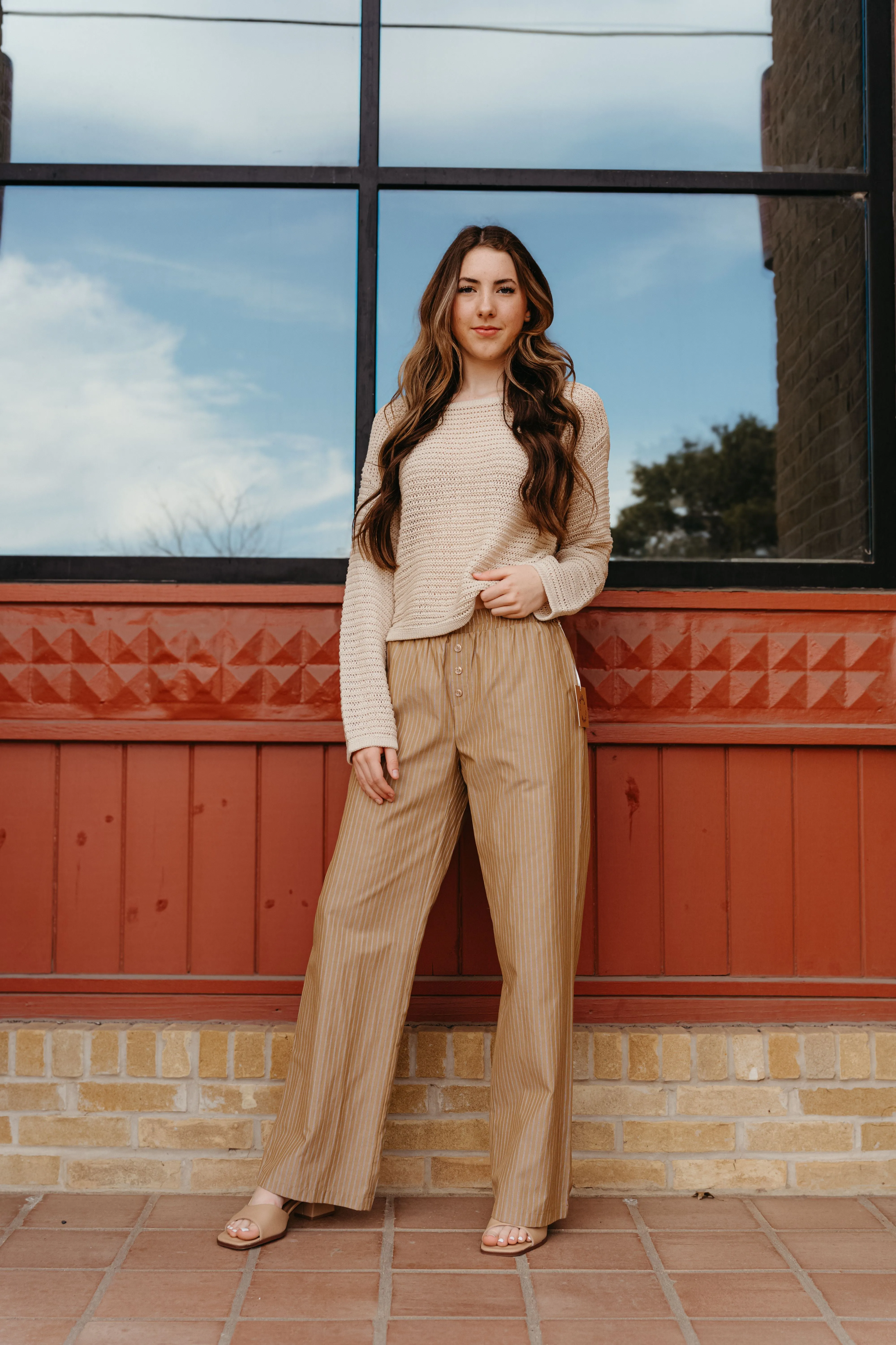 Riviera Crochet Top Natural ZW2512541