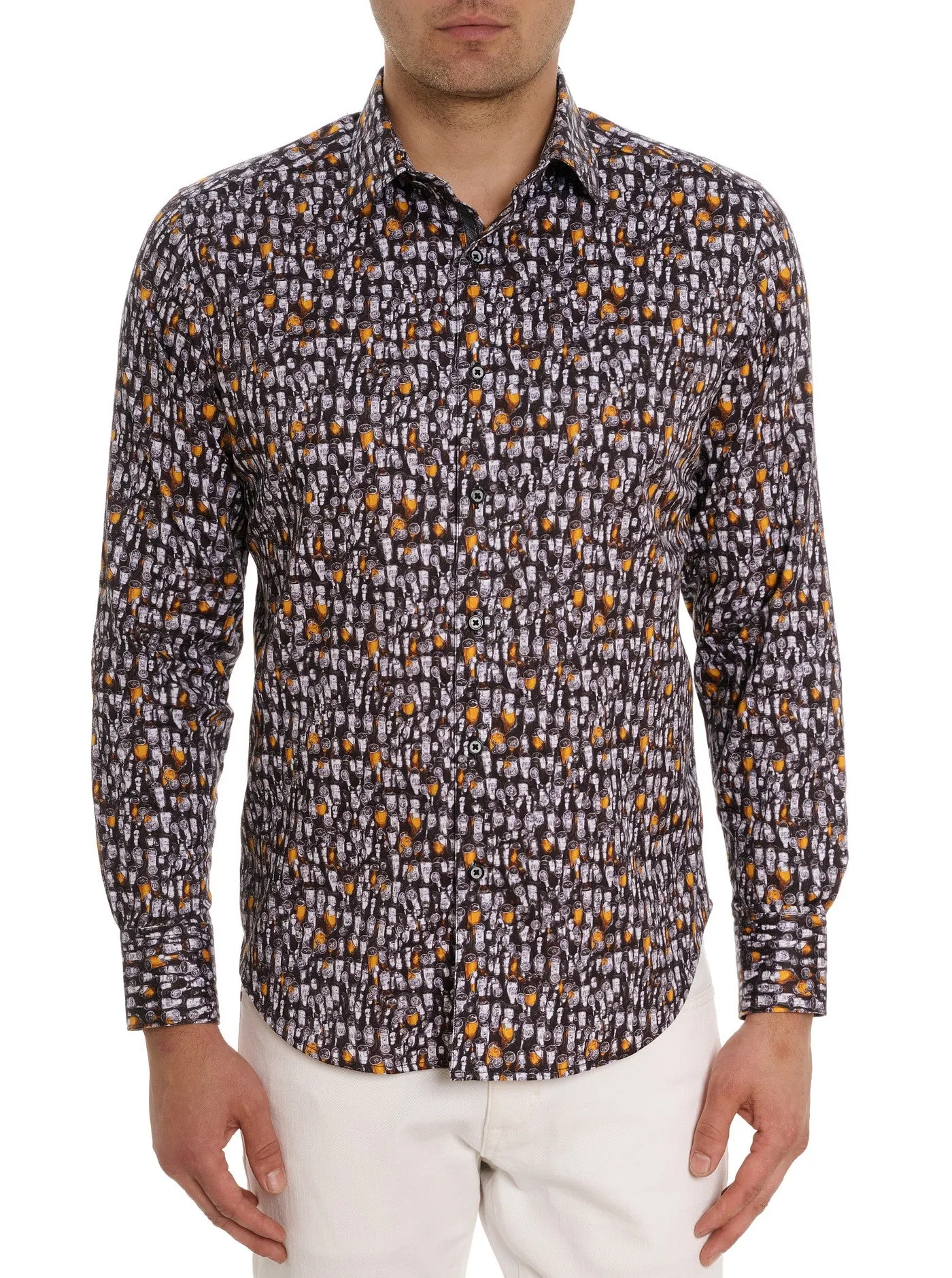 Robert Graham Beer Bash Classic Fit Sport Shirt - Multi