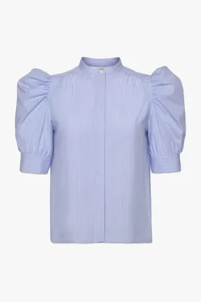 Ruched Puff Sleeve Shirt