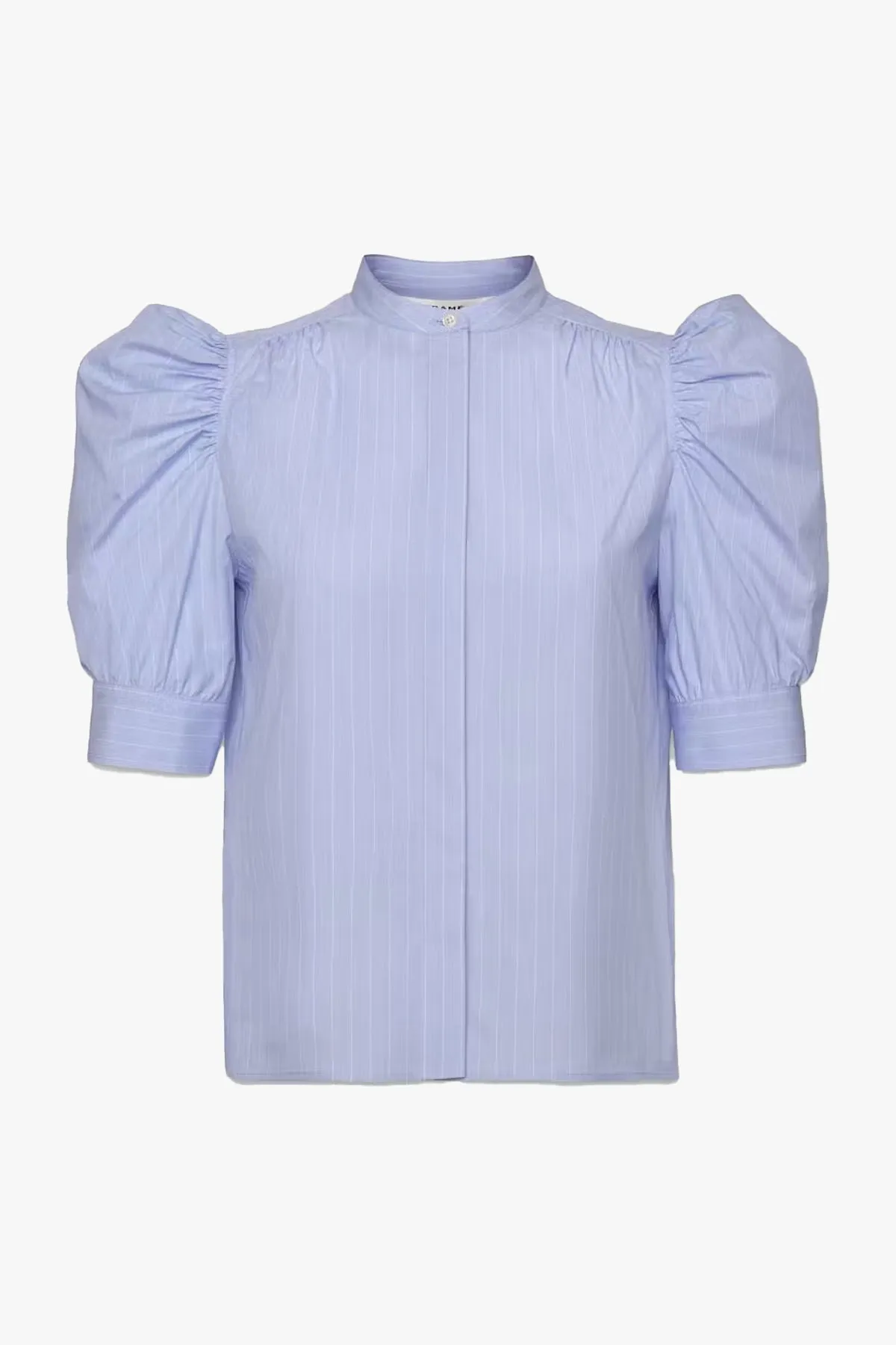 Ruched Puff Sleeve Shirt