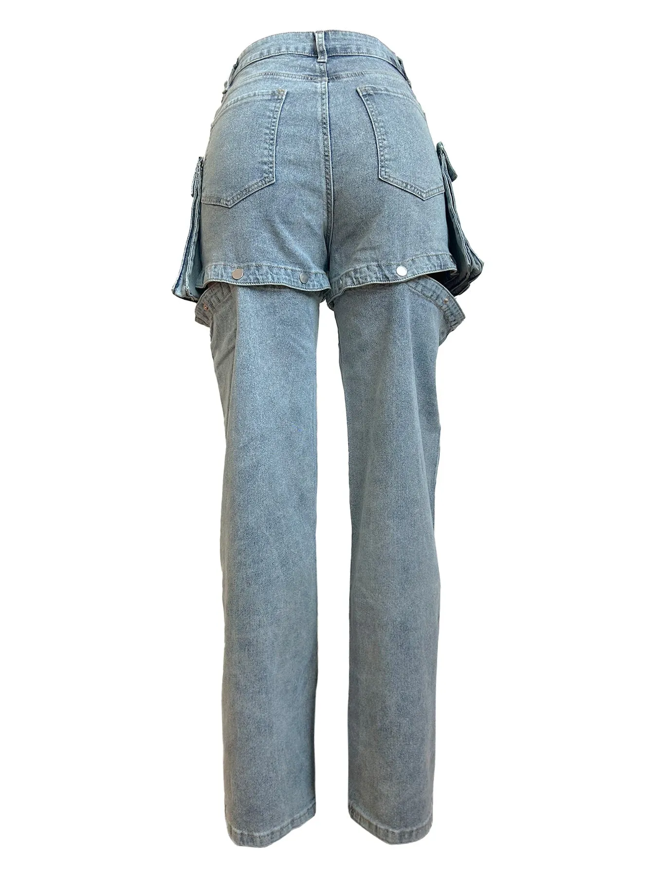 Safari Wide Leg Cargo Jeans
