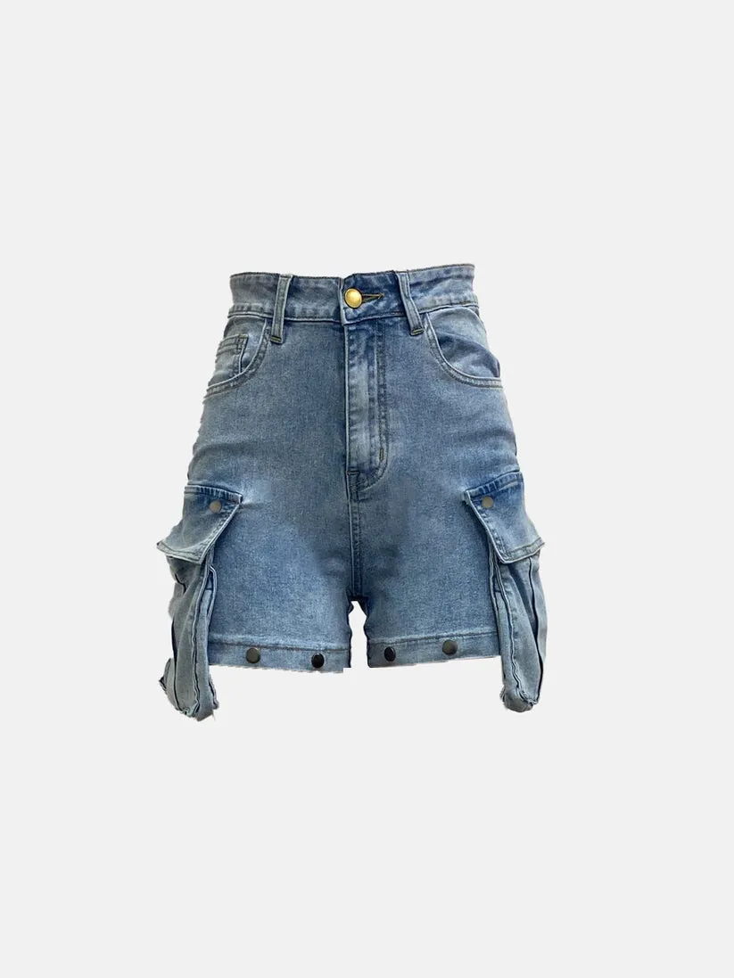 Safari Wide Leg Cargo Jeans