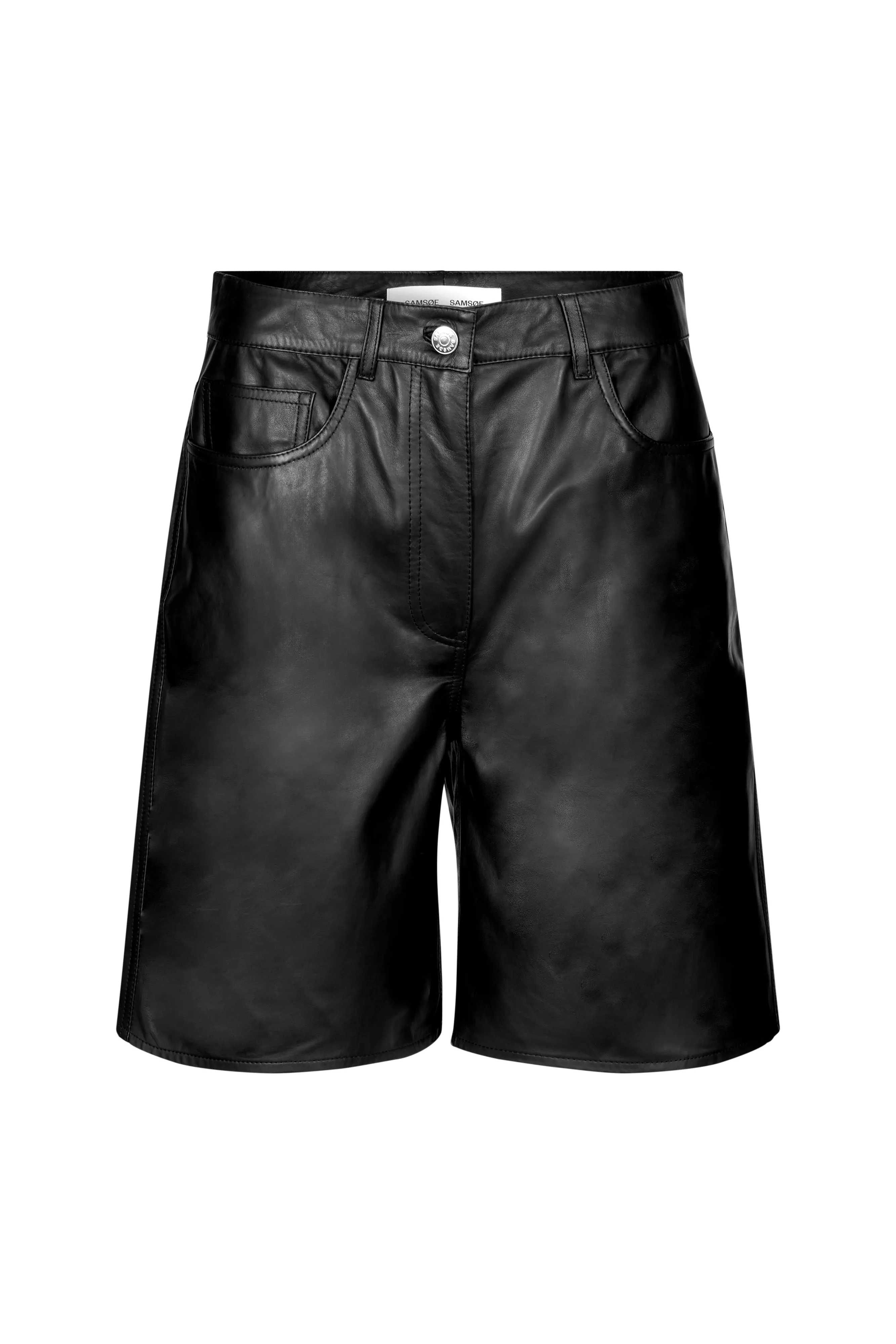 Sashelly Leather Shorts