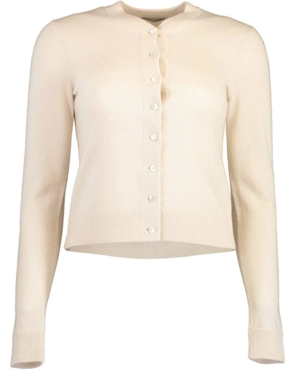 Shell Buttoned Cardigan