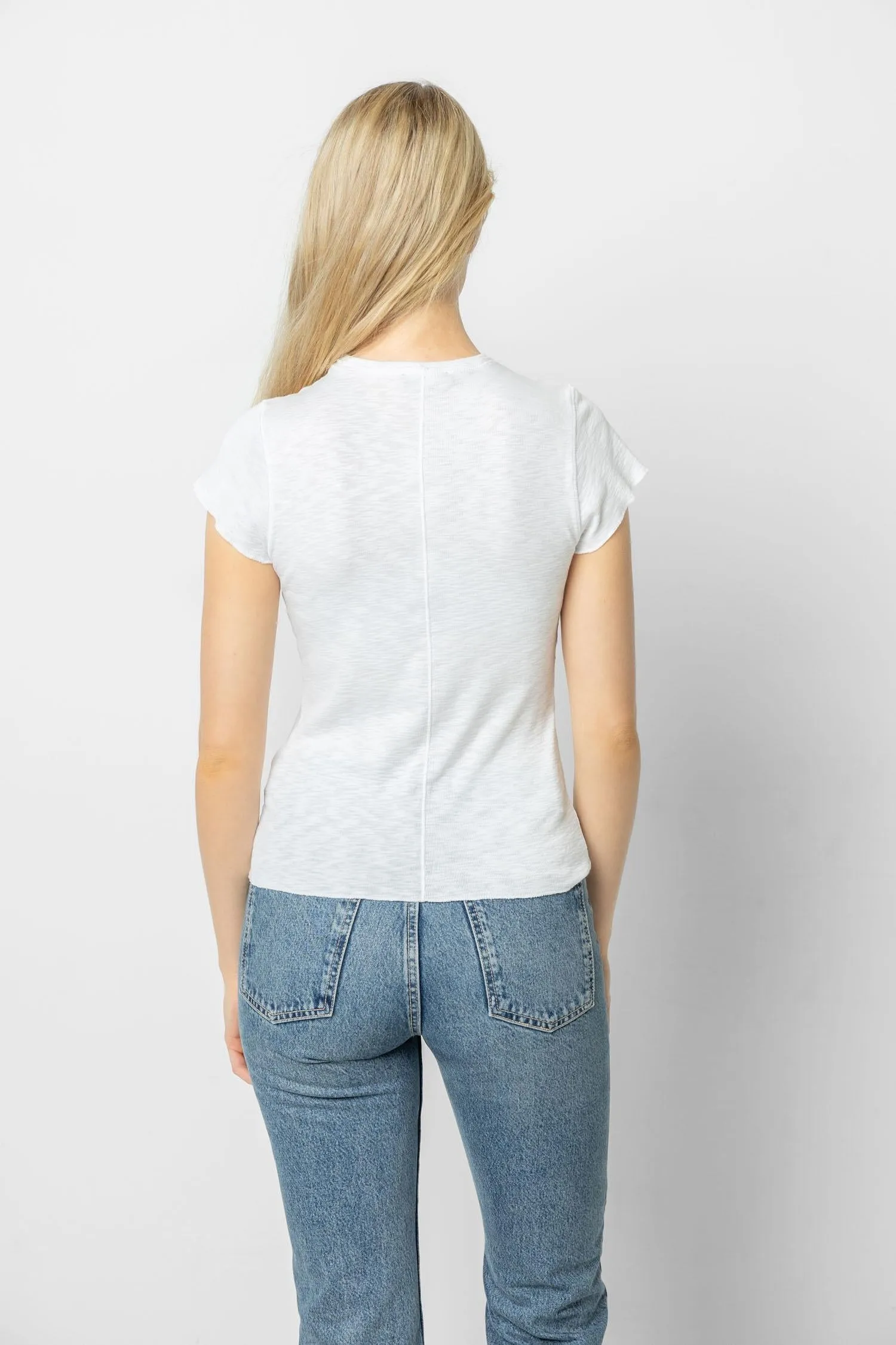 Short Sleeve Crewneck - White