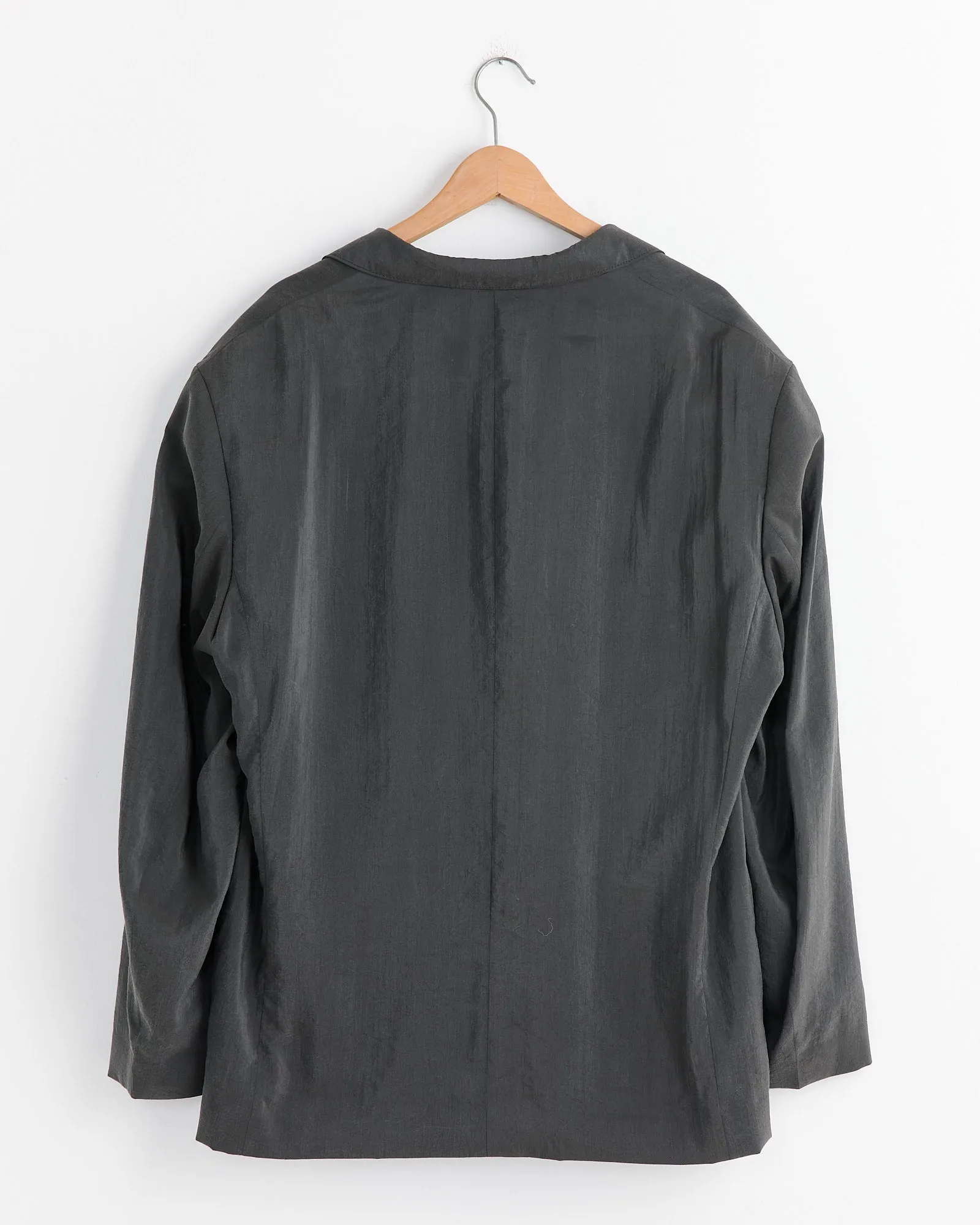 Soft Double Breasted Jacket in Dark Espresso