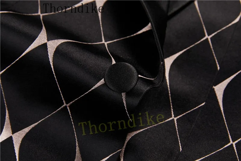 Suit Fashion Formal Business Slim Fit 3-Pieces Blazers Tuxedo Wedding Men Suits Groom Suit