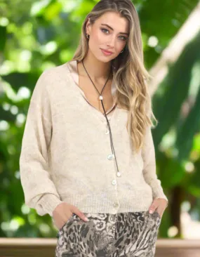 SUPER FINE Alpaca CARDIGAN