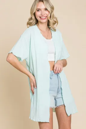 The Ocean Is Calling Plus Sky Blue Sheer Duster