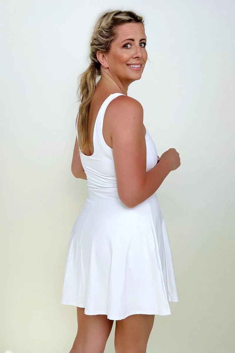 Total Brami 3 in 1 Athleisure Mini Tank Dress with Built-in Bra & Shorts - 6 Colors